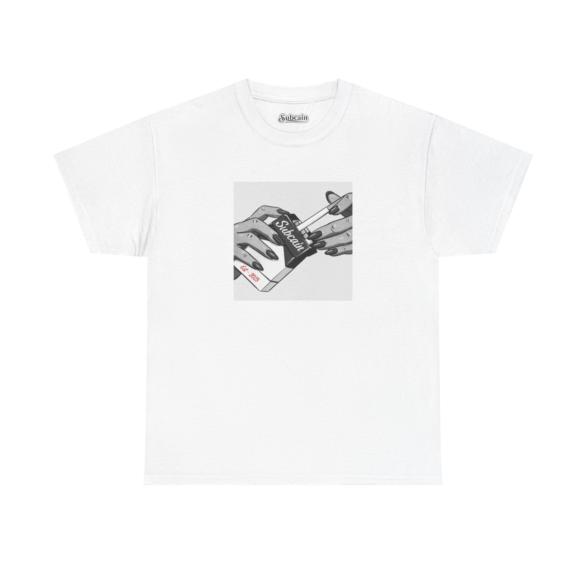 Smoke tee - Hvid