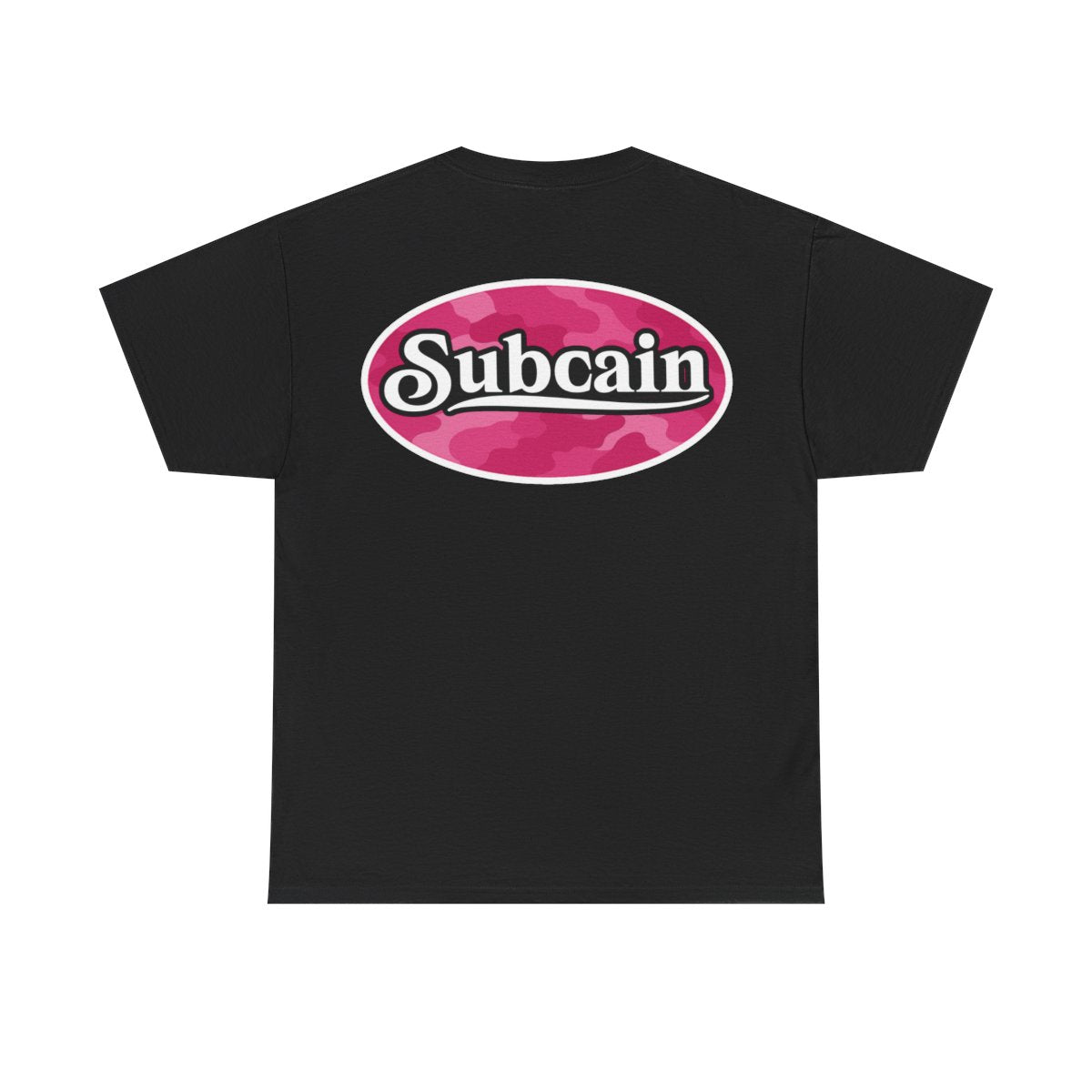 Subcain pink camo logo tee -sort
